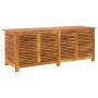 Caja de almacenaje de jardín madera maciza acacia 150x50x56 cm