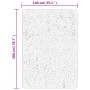 Alfombra peluda de pelo largo moderna PAMPLONA gris 140x200 cm