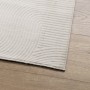 Alfombra de pelo corto look escandinavo IZA crema 120x170 cm