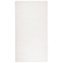Alfombra peluda de pelo largo moderna PAMPLONA crema 80x150 cm