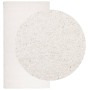 Alfombra peluda de pelo largo moderna PAMPLONA crema 80x150 cm