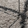 Alfombra pelo largo moderna PAMPLONA beige antracita 160x160 cm