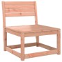 Sofás de jardín con cojines 2 uds madera maciza abeto Douglas