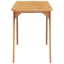 Mesa de comedor de jardín madera maciza de acacia 110x56x75 cm