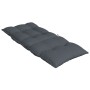 Cojines de silla respaldo alto 6 uds tela Oxford gris antracita
