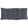Cojines de silla respaldo alto 6 uds tela Oxford gris antracita