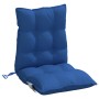 Cojines para silla respaldo bajo 6 uds tela Oxford azul real