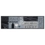 Alfombra de cocina lavable terciopelo vino gris 45x150 cm