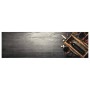 Alfombra de cocina lavable terciopelo botella de vino 45x150 cm