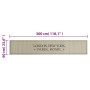 Alfombra de cocina lavable terciopelo Capital Home 60x300 cm