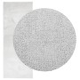 Alfombra de pelo corto OVIEDO gris 80x200 cm