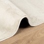 Alfombra de pelo corto OVIEDO beige 120x120 cm
