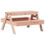 Mesa de pícnic para niños madera maciza Douglas 88x97x52 cm