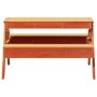 Mesa de pícnic para niños madera pino marrón cera 88x97x52 cm