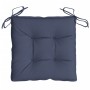 Cojines para silla 2 uds tela Oxford azul marino 50x50x7 cm
