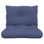 Set de cojines para sofá de palets tela azul marino 60x38x13 cm