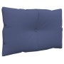 Set de cojines para sofá de palets tela azul marino 60x38x13 cm