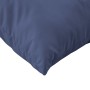 Set de cojines para sofá de palets tela azul marino 60x38x13 cm