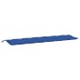 Cojín para banco de jardín tela Oxford azul real 200x50x7 cm