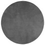 Alfombra de pelo corto OVIEDO gris antracita Ø 160 cm