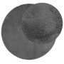 Alfombra de pelo corto OVIEDO gris antracita Ø 160 cm