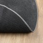 Alfombra de pelo corto OVIEDO gris antracita Ø 160 cm