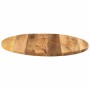 Tablero de mesa redondo madera maciza mango rugosa Ø 90x2,5 cm