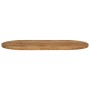 Tablero de mesa ovalado madera maciza de mango 140x50x3,8 cm