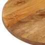 Tablero de mesa ovalado madera maciza de mango 140x50x3,8 cm