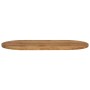Tablero de mesa ovalado madera maciza de mango 100x40x2,5 cm