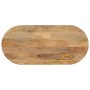 Tablero de mesa ovalado madera maciza de mango 110x50x2,5 cm