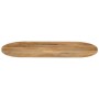 Tablero de mesa ovalado madera maciza de mango 110x50x2,5 cm