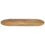 Tablero de mesa ovalado madera maciza de mango 110x40x2,5 cm
