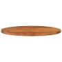 Tablero de mesa ovalado madera maciza de acacia 140x50x3,8 cm