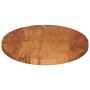 Tablero de mesa ovalado madera maciza de acacia 140x50x3,8 cm