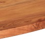 Tablero de mesa ovalado madera maciza de acacia 140x50x3,8 cm