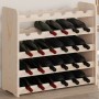 Botellero madera maciza de pino 67,5x25x60 cm