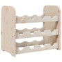 Botellero madera maciza de pino 43x25x37 cm