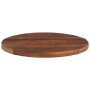 Tablero de mesa redondo madera maciza reciclada Ø 50x2,5 cm
