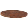 Tablero de mesa redondo madera maciza reciclada Ø 50x2,5 cm
