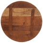 Tablero de mesa redondo madera maciza reciclada Ø 50x2,5 cm