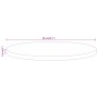 Tablero de mesa redondo madera maciza reciclada Ø 50x2,5 cm