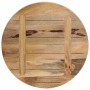 Tablero de mesa redondo madera maciza mango rugosa Ø 60x3,8 cm