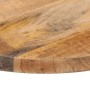 Tablero de mesa redondo madera maciza mango rugosa Ø 60x3,8 cm