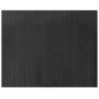 Alfombra rectangular bambú gris 80x100 cm