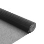 Alfombra rectangular bambú gris 80x100 cm