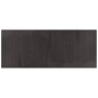 Alfombra rectangular bambú marrón oscuro 80x200 cm