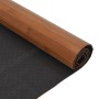 Alfombra rectangular bambú marrón 70x500 cm