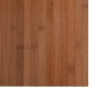 Alfombra rectangular bambú marrón 70x500 cm