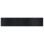 Alfombra rectangular bambú negro 100x500 cm